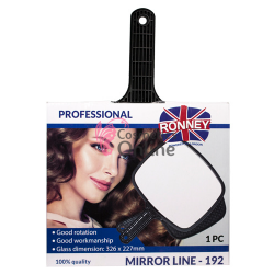 Oglinda pentru salon cu maner din plastic Ronney 192, art RA 00192, produs resigilat